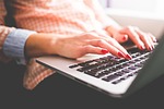 woman, typing, writing, macbook, notebook, computer, female, nails, girl, hands, lady, she, beautiful, red nails, typing, typing, typing, writing, writing, writing, writing, writing, nails